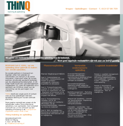 planner wegtransport opleiding diploma